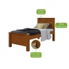 Cama Solteiro Athenas Frassino LOPAS MÓVEIS - Image 4