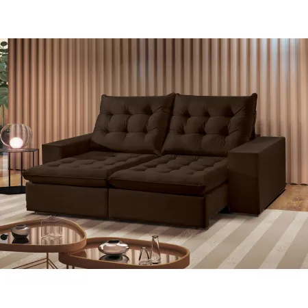 Sofa Monaco Retratil e Reclinavel 2,30 Metros Paropas