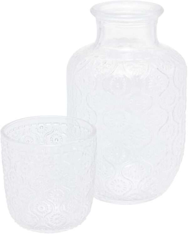 Moringa de Vidro com Copo Daisy 500ml/145ml - Wolff - Imagem 2