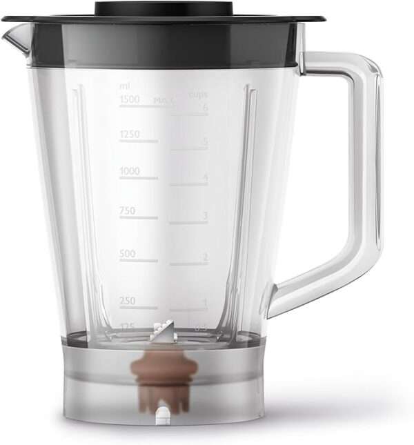 Philips Walita Multiprocessador PowerChop 1000, Preto, Copo com capacidade de 1,5 litros, Duas velocidades + pulsar, 6 acessórios, 1000W, - Imagem 4