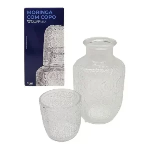 Moringa de Vidro com Copo Daisy 500ml/145ml - Wolff