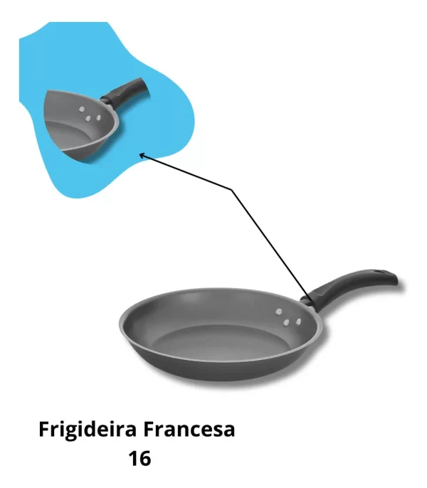 Conjunto De Panela Pratik- Flon Antiaderente Tampa De Vidro Fort-Lar - Imagem 4