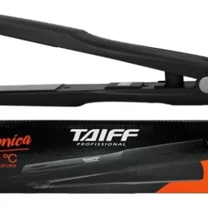 Prancha Cerâmica Taiff Profissional 180° Bivolt Preto 110V