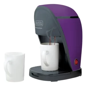 Cafeteira Elétrica Black Decker Cm02 Freestyle 2 Xícaras Cor Violeta/Roxo 127V