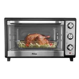 Forno de bancada elétrico Philco PFE60I 60L prateado 127V Com Função Dourar