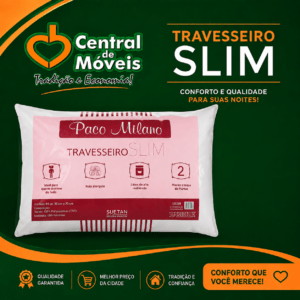 Travesseiro Paco Milano Slim 45X65Cm Sultan